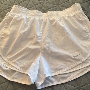 Nike Women's White Sports Shorts